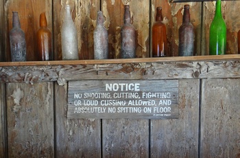 Roy Bean museum i Langtry i sydvest Texas, USA