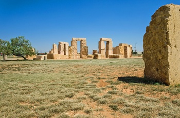 Kopi af Stonehenge i byen Odessa i Texas, USA