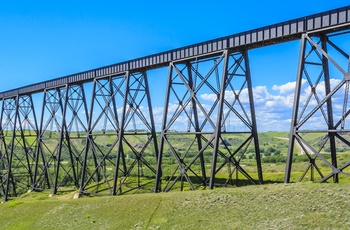 The High Level Bridge i Lethbridge - Alberta i Canada