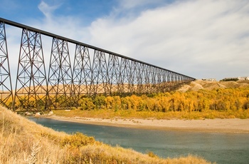 The High Level Bridge i Lethbridge - Alberta i Canada