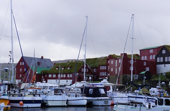 Den gamle bydel Tinganes i Tórshavn, Færøerne