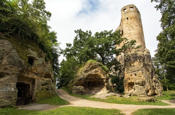Hrad Valecov Rock Castle i UNESCOs geopark Cesky Raj eller Det Bhømiske Paradis - Tjekkiet