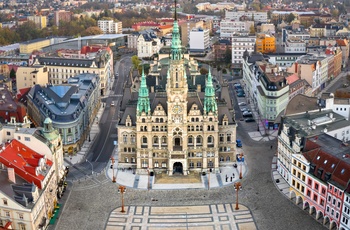 Liberec Rådhus i Tjekkiet