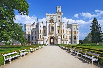 Hluboka Slot i Tjekkiet