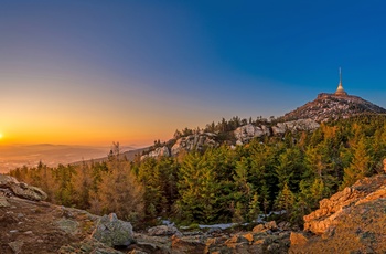 Bjerg Jested i Liberec området, Tjekkiet