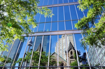 Toronto - spejlbillede af CN Tower