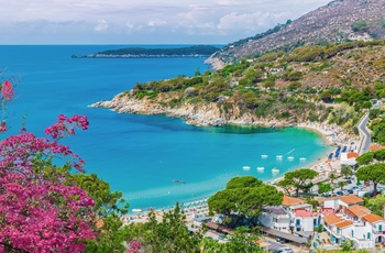 Cavoli stranden på øen Elba, Toscana i Italien