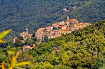 Poggio på øen Elba i Toscana, Italien