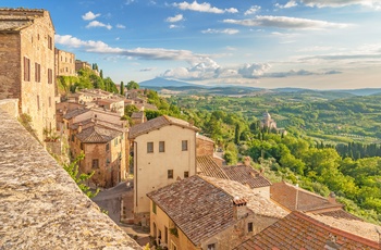 Montepulciano i Toscana, Italien