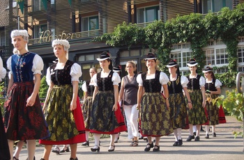 Trachten-optog i Glottertal © Heike Budig Schwarzwald Tourismus