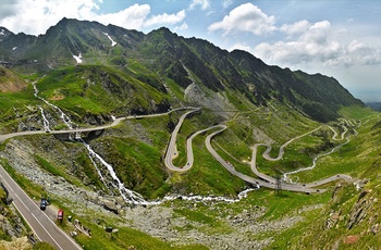 Transfagarasan-bjergvejen til Balea-søen i Transsylvanien - Rumænien