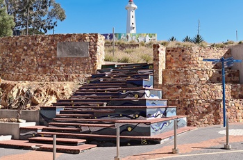 Trappe til fyrtårnet i Port Elizabeth, Sydafrika