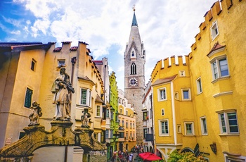 Brixen centrum, by i Trentino-Sydtyrol, Italien