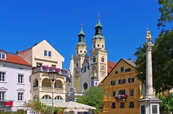 Brixen centrum, by i Trentino-Sydtyrol, Italien