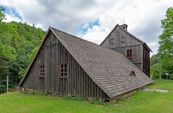 Gammel sølvmine i UNESCO området Erzgebirge, Midttyskland