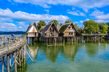 Pælehuse ved Uhldingen, Bodensee i Sydtyskland