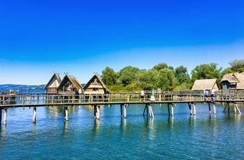 Pælehuse ved Uhldingen, Bodensee i Sydtyskland