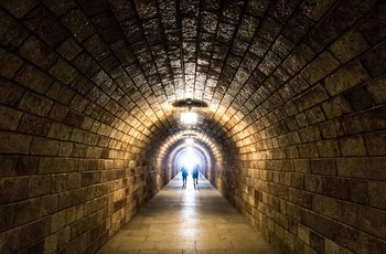 Tunnelen til Kehlsteinhaus kendt som Ørnereden i de tyske Alper, Sydtyskland