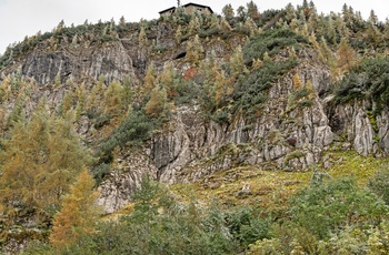 Indgangen til Kehlsteinhaus kendt som Ørnereden i de tyske Alper, Sydtyskland