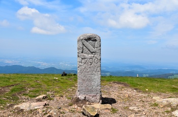 Toppen af bjerget Belchen i Schwarzwald, Sydtyskland