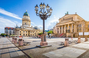 Gendarmenmarkt pladsen i Berlin, Tyskland
