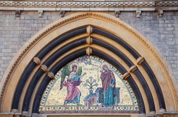 Mosaik over indgangen til domkirken i Bonn nær Köln, Midttyskland