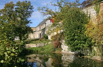 Middelalderborgen Burg Bentheim i Nordtyskland