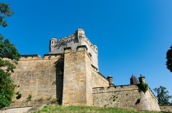 Middelalderborgen Burg Bentheim i Nordtyskland