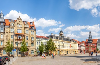 Eisenach om sommeren, Thüringen i Midttyskland