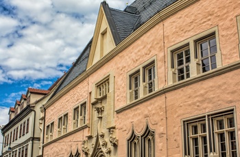 Collegium Maius, universitets tidligere hovedbygning i Erfurt, Thüringen i Tyskland