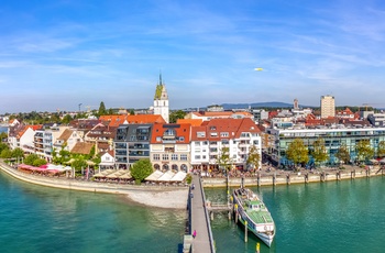 Friedrichshafen ved Bodensøen i Sydtyskland