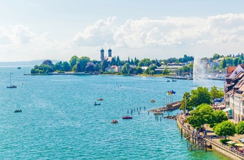Friedrichshafen ved Bodensøen i Sydtyskland