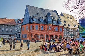 Pladsen med Kaiserworth i centrum af Goslar, Nordtyskland