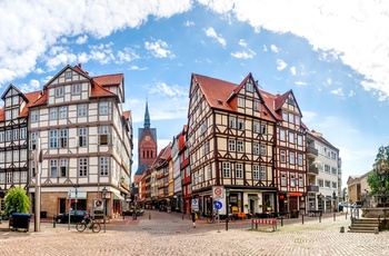 Altstadt i Hannover - den gamle bydel med masser af små butikker