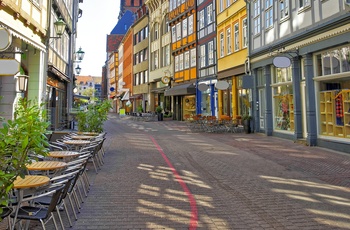 Følg Den Røde Tråd i Hannovers gamle bydel, Altstadt