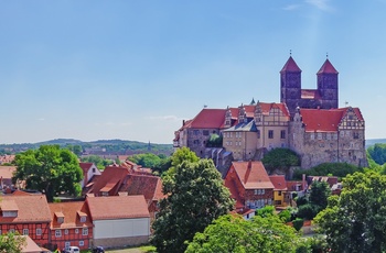 Stiftskirche St. Servatii i Quedlinburg, Harzen i Tyskland