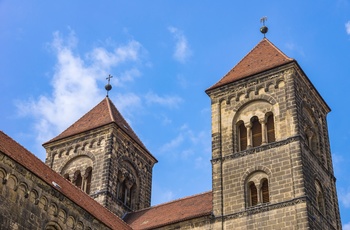 Stiftskirche St. Servatii i Quedlinburg, Harzen i Tyskland