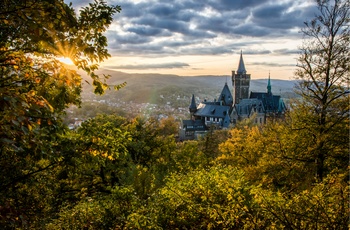 Wernigerode slot i Harzen