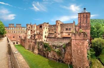 Schloss Heidelberg slot i Tyskland