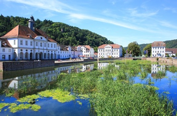 Kurbyen Bad Karlshafen i Hessen, Tyskland