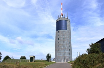 Udsigtstårn på Inselberg, Thüringen i Tyskland