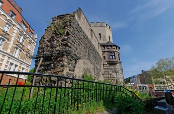 Ruiner af den gamle bymur i Köln, Midttyskland