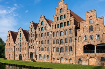 Pakhusene Salzspeicher i Lübeck, Nordtyskland