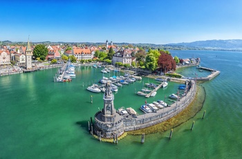 Havnen i Lindau, Bodensee i Sydtyskland