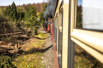 Med damplokomotiv i Sydtyskland