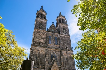 Facaden af Magdeburg Katedral, Midttyskland