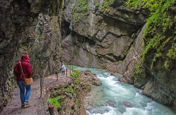 Partnachklamm-kløften i Bayern, Sydtyskland