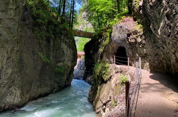 Partnachklamm-kløften i Bayern, Sydtyskland