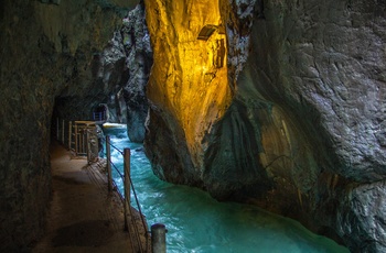 Partnachklamm-kløften i Bayern, Sydtyskland