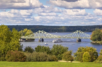 Glienicke broen i Potsdam, Brandenburg i Tyskland